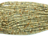 Silver Leaf Jasper Beads, 4mm Round Beads-Gems: Round & Faceted-BeadBeyond