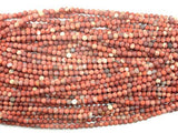 Matte Red Jasper Beads, 4mm, Round Beads-Gems: Round & Faceted-BeadBeyond