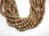 Saturn Jasper Bead, 8mm Round Beads-Gems: Round & Faceted-BeadBeyond