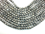 Gray Picture Jasper Beads, Round, 8mm-Gems: Round & Faceted-BeadBeyond