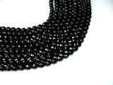 Black Onyx Beads, Faceted Round, 8mm-Gems: Round & Faceted-BeadBeyond