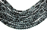 Snowflake Obsidian Beads, Round, 8mm (8.5mm)-Gems: Round & Faceted-BeadBeyond