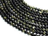 Golden Obsidian Beads, Round, 8mm-Gems: Round & Faceted-BeadBeyond