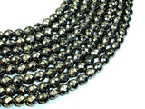 Pyrite Beads, Faceted Round, 6mm-Gems: Round & Faceted-BeadBeyond