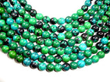 Chrysocolla, 10 mm Round Beads-Gems: Round & Faceted-BeadBeyond