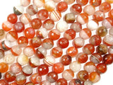 Agate Beads, Faceted Round, 10mm, 14.5 Inch-Agate: Round & Faceted-BeadBeyond