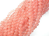 Cherry Quartz Beads, Round, 6mm-Gems: Round & Faceted-BeadBeyond