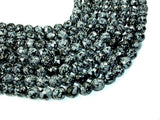 Snowflake Obsidian Beads, Faceted Round, 12mm-Gems: Round & Faceted-BeadBeyond