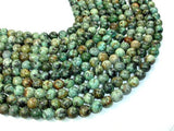 African Turquoise, Round, 10mm(10.5mm), 15.5 Inch-Gems: Round & Faceted-BeadBeyond