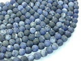 Matte Sodalite Beads, Round, 8mm-Gems: Round & Faceted-BeadBeyond