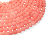 Matte Cherry Quartz Beads, Round, 10mm-Gems: Round & Faceted-BeadBeyond