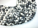 Matte Zebra Jasper Beads, Round, 10mm-Gems: Round & Faceted-BeadBeyond
