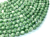 Green Spot Jasper Beads, Round, 10mm-Gems: Round & Faceted-BeadBeyond