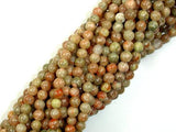 Chinese Unakite, Round beads, 4mm-Gems: Round & Faceted-BeadBeyond