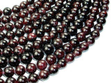 Red Garnet Beads, Round, 11mm-Gems: Round & Faceted-BeadBeyond