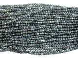 Black Labradorite Beads, Faceted Round, 4mm, 14.5 Inch-Gems: Round & Faceted-BeadBeyond