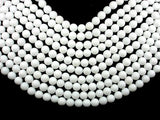 White Jade Beads, Round, 10mm (10.5mm)-Gems: Round & Faceted-BeadBeyond
