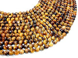 Tiger Eye Beads, Faceted Round, 8mm-Gems: Round & Faceted-BeadBeyond