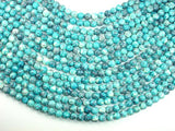 Rain Flower Stone Beads, Blue, 8mm Round Beads-Gems: Round & Faceted-BeadBeyond
