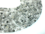 Gray Quartz Beads, 6mm Faceted Round Beads-Gems: Round & Faceted-BeadBeyond