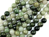 Green Line Quartz, 10mm Round Beads-Gems: Round & Faceted-BeadBeyond