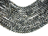 Black Labradorite Beads, Larvikite, 8mm(8.5mm) Round Beads-Gems: Round & Faceted-BeadBeyond