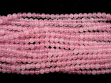 Rose Quartz Beads, 4mm (4.5mm) Round Beads-Gems: Round & Faceted-BeadBeyond