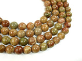 Saturn Jasper Bead, 10mm Round Beads-Gems: Round & Faceted-BeadBeyond