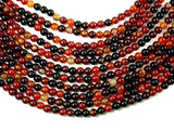 Sardonyx Agate Beads, 6mm Round Beads-Gems: Round & Faceted-BeadBeyond