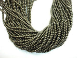 Pyrite Beads, 4mm Round Beads-Gems: Round & Faceted-BeadBeyond
