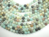 Matte Amazonite Beads, 10mm Round Beads-Gems: Round & Faceted-BeadBeyond