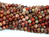 Silver Leaf Jasper Beads, 4mm Round Beads-Gems: Round & Faceted-BeadBeyond
