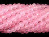 Rose Quartz, 6mm Faceted Round Beads-Gems: Round & Faceted-BeadBeyond