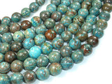 Blue Calsilica Jasper, 12mm Round Beads-Gems: Round & Faceted-BeadBeyond