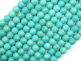Turquoise Howlite, 6mm (5.9 mm) Faceted Round Beads, 14.5 Inch-Gems: Round & Faceted-BeadBeyond