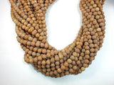 Matte Wood Jasper Beads, Round, 6mm-Gems: Round & Faceted-BeadBeyond