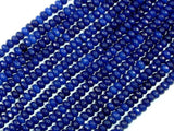 Blue Jade Beads, Faceted Rondelle, Approx 2 x 4mm-Gems:Assorted Shape-BeadBeyond