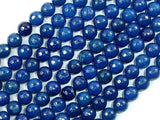 Agate- Dark Blue, 8mm Faceted Round-Gems: Round & Faceted-BeadBeyond