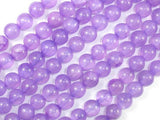 Dyed Jade- Lavender, 8mm Round Beads-Gems: Round & Faceted-BeadBeyond