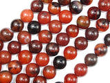 Sardonyx Agate, 12mm (12.3 mm) Round Beads-Gems: Round & Faceted-BeadBeyond