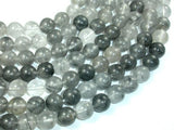 Gray Quartz, 10mm, Round Beads-Gems: Round & Faceted-BeadBeyond