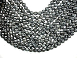 Black Labradorite Beads, Faceted Round, 10mm, 14.5 Inch-Gems: Round & Faceted-BeadBeyond