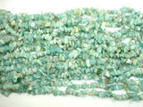Amazonite Beads, 4mm - 9mm Chips Beads, 34 Inch, Long full strand-Gems: Nugget,Chips,Drop-BeadBeyond