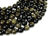 Golden Obsidian, 14mm Round beads-Gems: Round & Faceted-BeadBeyond