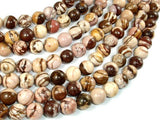 Brown Zebra Jasper, 10mm Round Beads-Gems: Round & Faceted-BeadBeyond