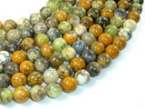 Dendritic Opal Beads, Yellow Moss Opal Beads, 10mm Round Beads-Gems: Round & Faceted-BeadBeyond