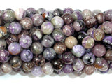 Genuine Charoite, 8mm Round Beads-Gems: Round & Faceted-BeadBeyond