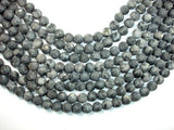 Matte Black Labradorite Beads, Matte Larvikite, 10mm Round-Gems: Round & Faceted-BeadBeyond