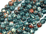 Rain Flower Stone, Gray, 10mm Round Beads-Gems: Round & Faceted-BeadBeyond
