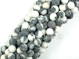 Matte Zebra Jasper Beads, 8mm, Round Beads-Gems: Round & Faceted-BeadBeyond